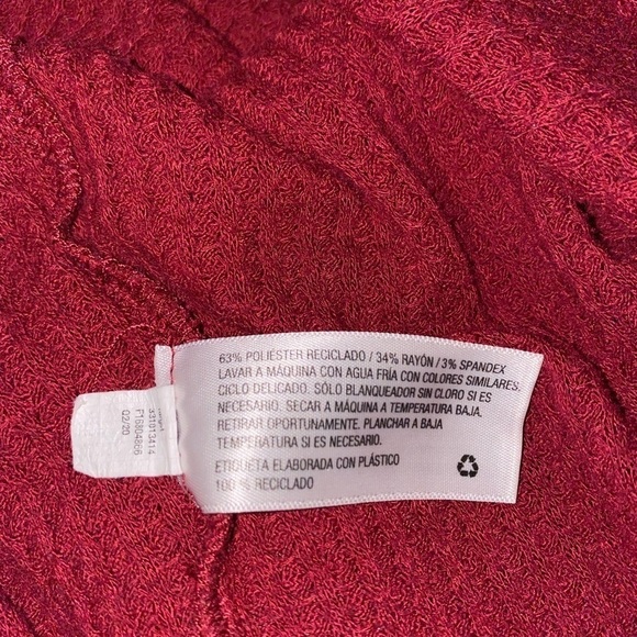 Wild Fable Waffle Knit Round Neck‎ Relaxed Fit Women Shirt Size Large Comfort - Picture 6 of 7